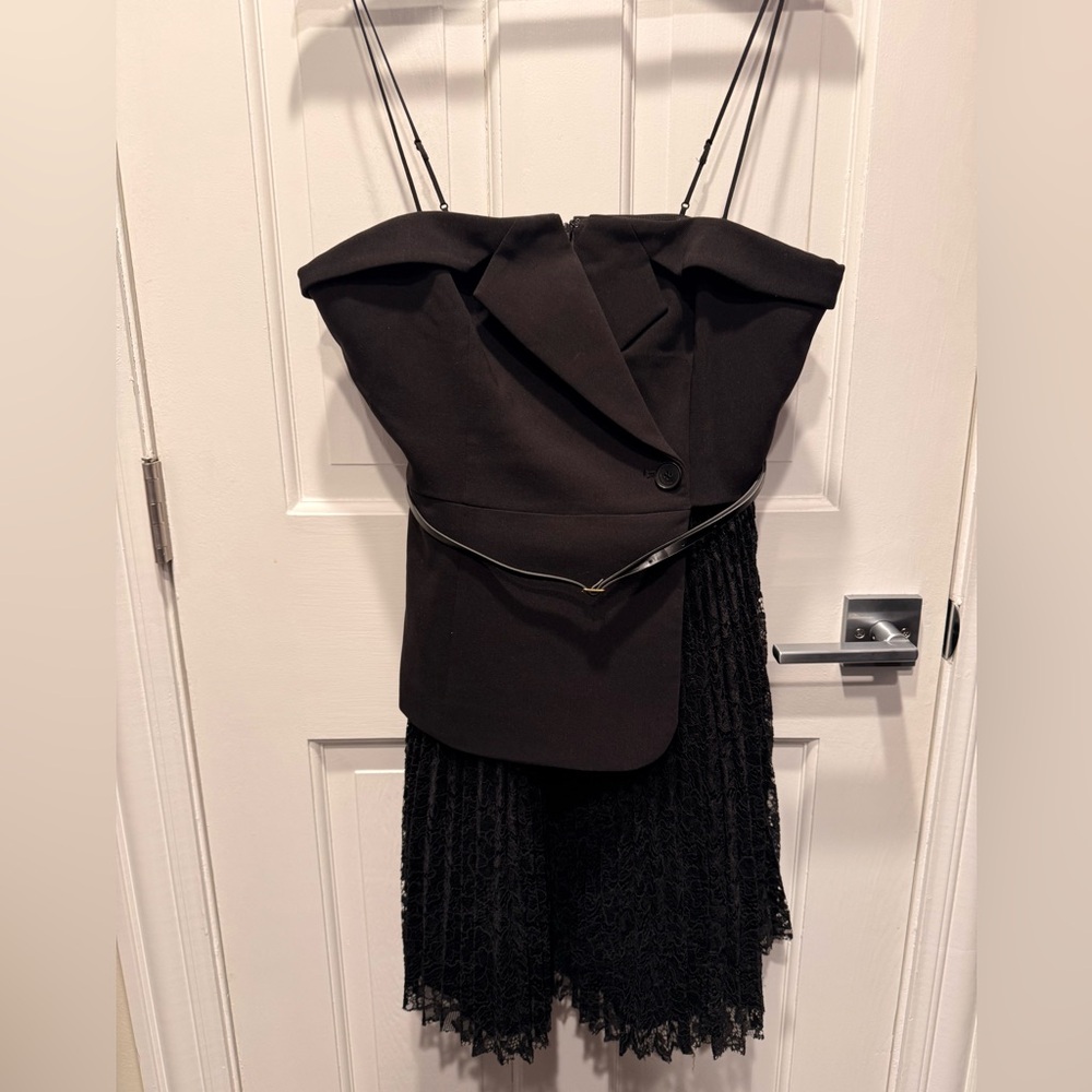 Miss Sixty Elegant Black Dress with Lace